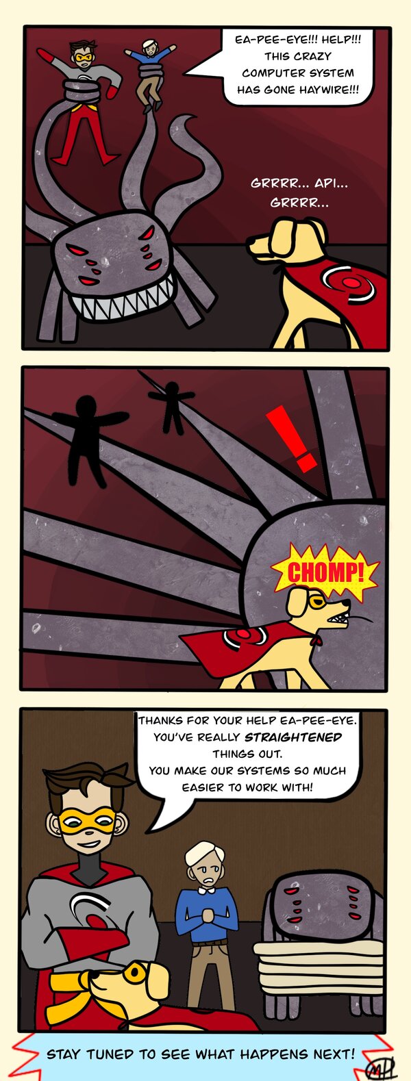 Ea-Pee-Eye Saves the Day